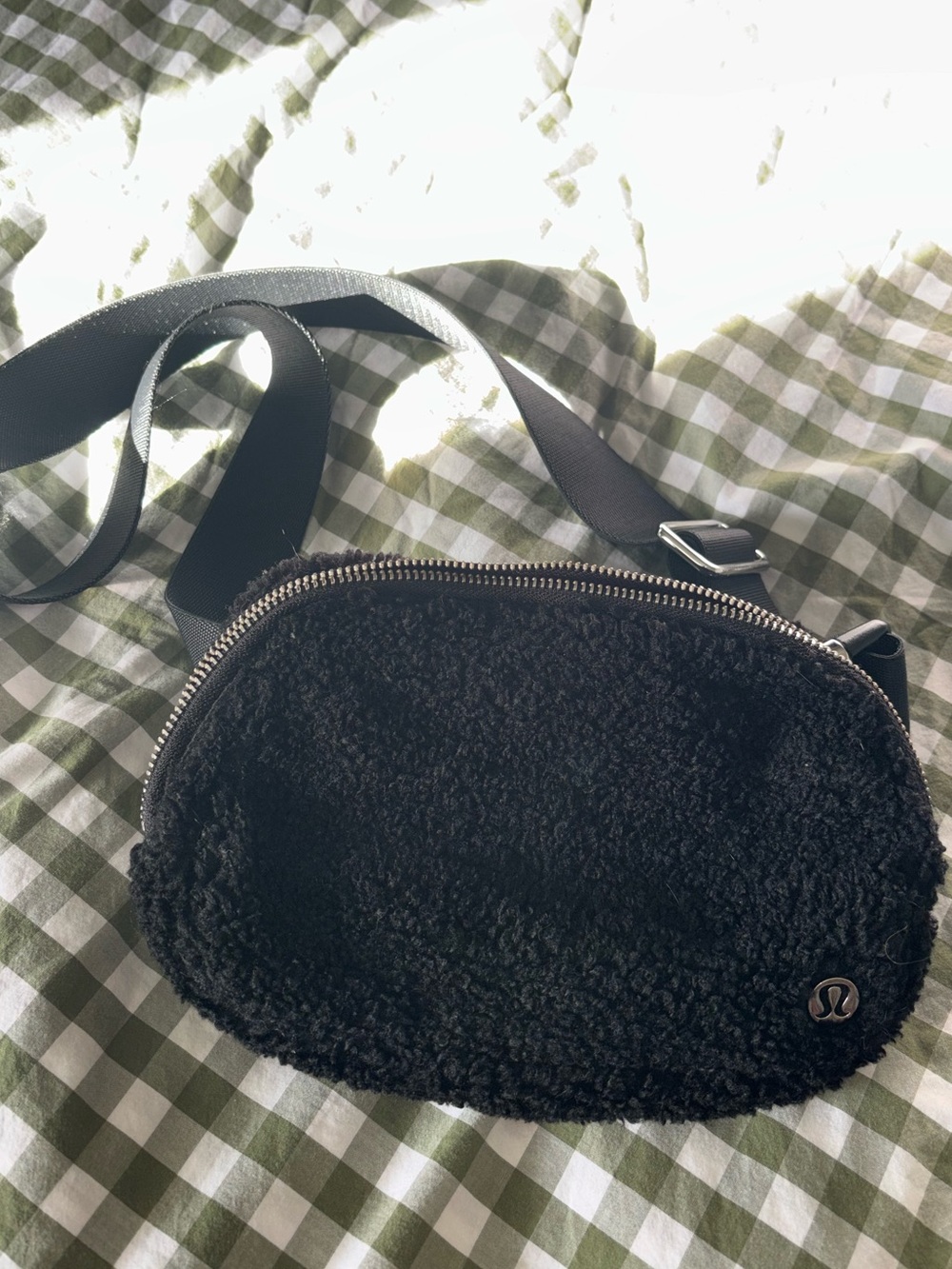 lululemon athletica Black Sherpa Crossbody Pouch